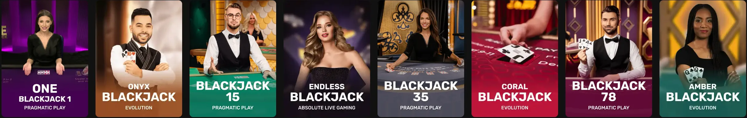 Hadesbet Casino live blackjack tafels