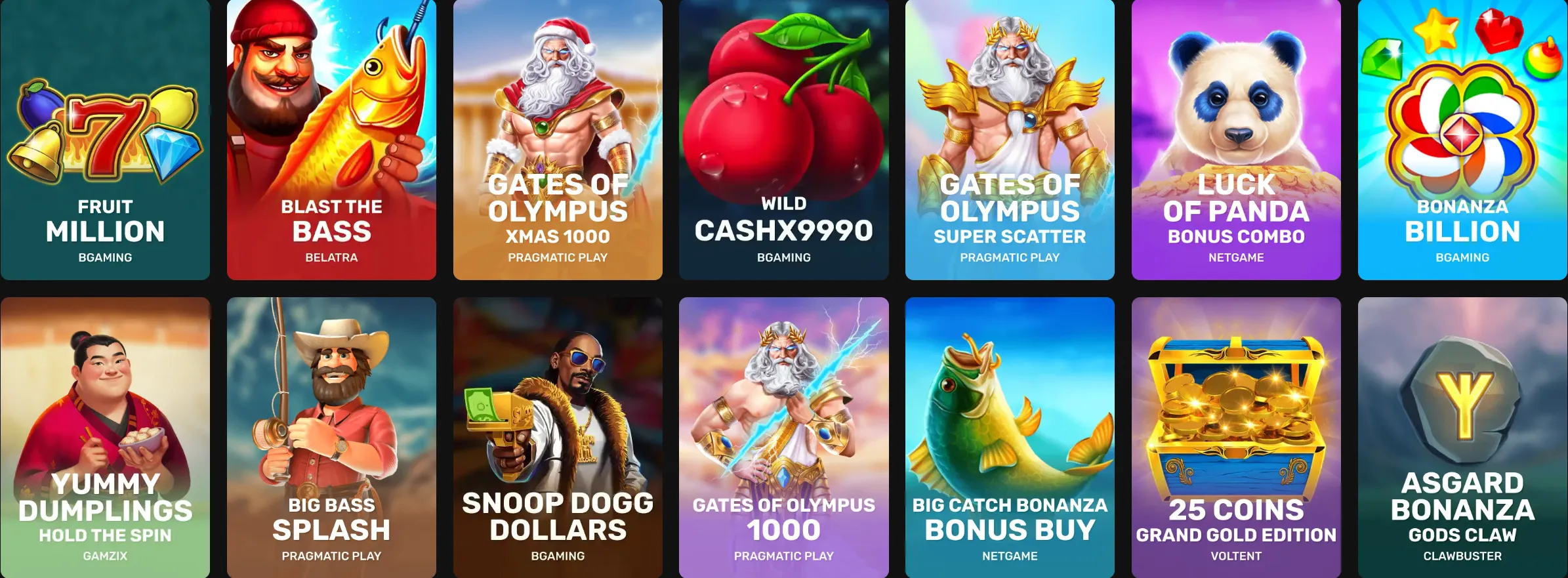 Hadesbet Casino Bonus Buy selectie