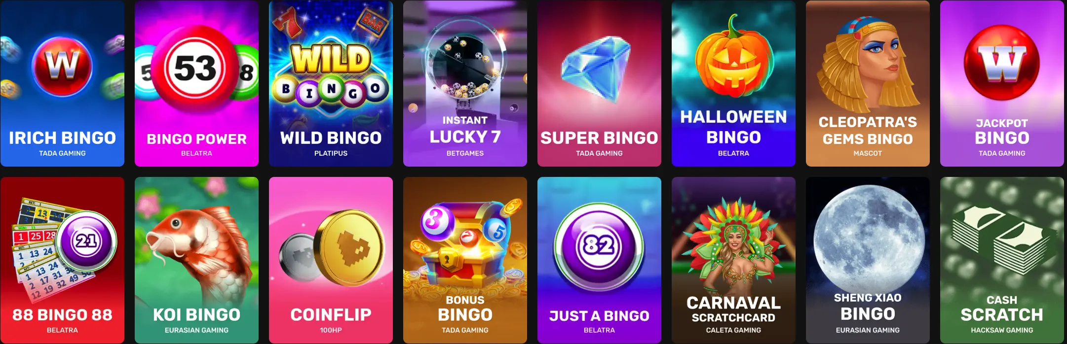 Hadesbet Casino bingo en loterij spellen
